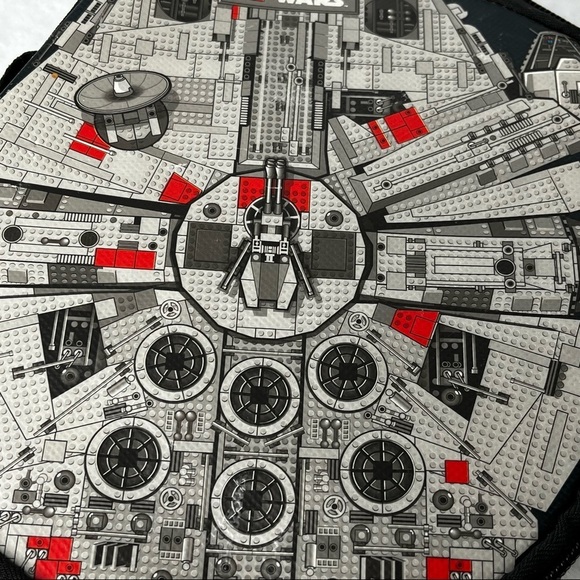 LEGO Star Wars Millennium Falcon Carrying Case Bag ZipBin Storage Case - Picture 6 of 12